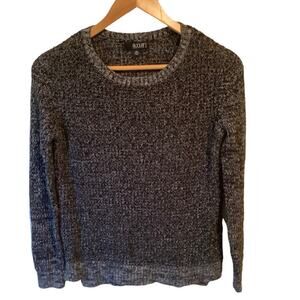 a.n.a Womens Gray Long Sleeve Scoop Neck Sweater SIze PM